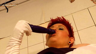 Redhead German Mature Masturbating