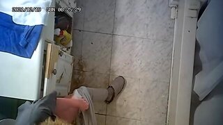 Mature Bathroom Hidden