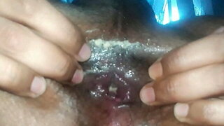 Femboy Godess bareback gaping Ass by toy and fisting
