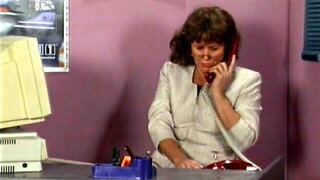 Office Handjob Stockings