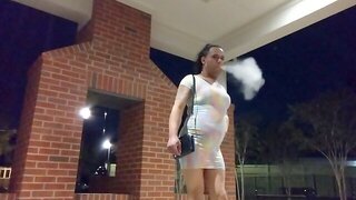 Crossdresser Smoking