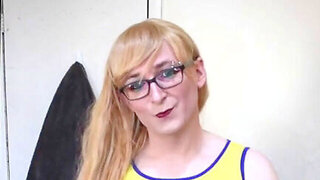 Crossdresser Cheerleader