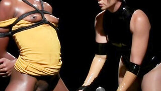 Ebony Bondage Lesbian Nipple