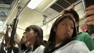 2girls, Bus, Asian