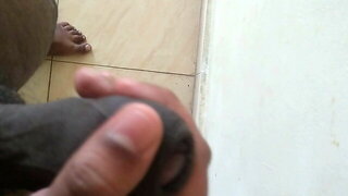 Slaves come and serve master.