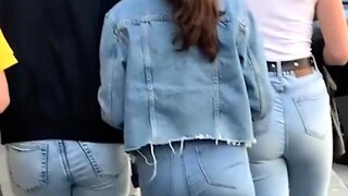 Tight Jeans Street Voyeur