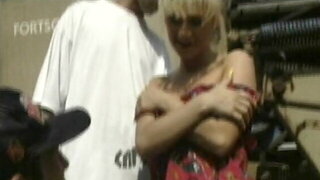 Fisting Teen Outdoor