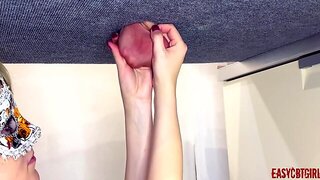 Ball Stretching Handjob