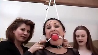 Lesbian Domination Threesome, Lesbian Bondage