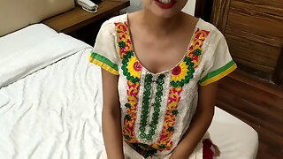 Desi Hot Step Sister having sex secretly with Step brother in Hindi audio Dirty talk - Secretly record his night 
