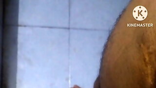 Indian Desi dick close up in a alone room