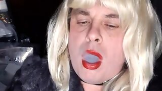 Crossdresser Mature Smoking