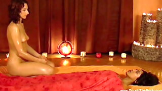 Arousing Cock Massage of A Couple Doing It gently  