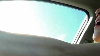 Car Masturbation Solo