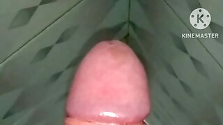 Pissing in a bottle by desi punjabi jatt man name angad hanjra jerking his massive dick getting fresh cum with saliva