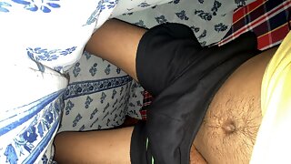 Indian boy making love under blanket Fully Horny virgin boy 