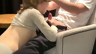 Bitch from tinder is sucking my dick