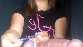 Femdom Ball Slapping