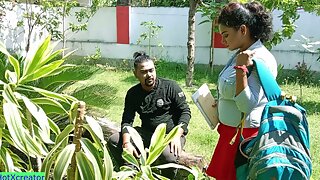 Indian Teacher With Student
