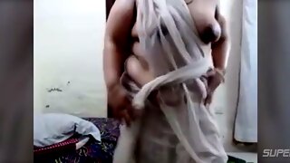 Hot indian bbw wife gets wet and erotic dance