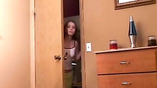 On Couch Panty Tease