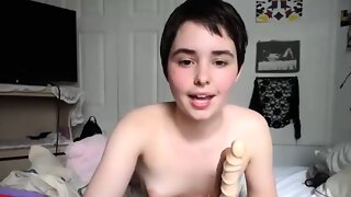 Webcam Masturbation, Kurze Haare