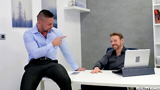 Redhead Secretary Gangbang