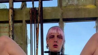 Crossdresser Peeing