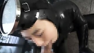 Latex Uniform Blowjob