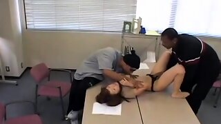 Asian Office Gangbang Interacial