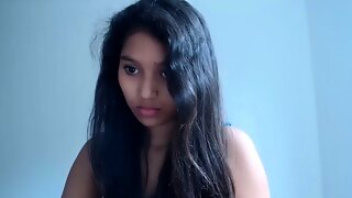 Indian Desi Teen In Glasses Squirting On Webcam