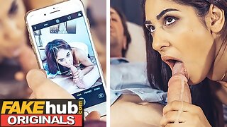 FAKEhub - Indian Desi hot wife filmed taking cheating husbands thick cock in her hairy pussy by cuck