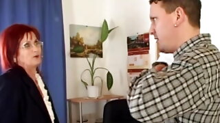 Granny Loves Young Cock