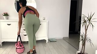 Yoga, Abspritzen, Reiten