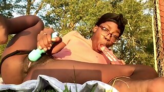 Milf Solo Orgasm Outdoors
