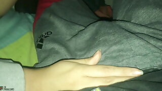 Am very restless and I want to fuck my horny stepsister who is lying down POV - Porn in Spanish