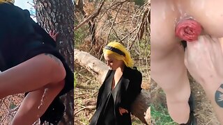 Anal In Forest, Extreme Outdoor, Prolapse, Pissing, Whore