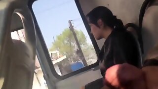 Bus Masturbation