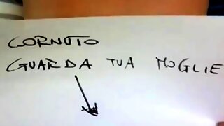 Amatoriale Cuckold Italiano, Italiana Parlato, Cornuto Italiano