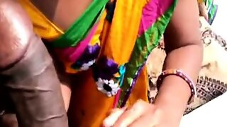 Shy Desi Indian gf giving blowjob to college lover