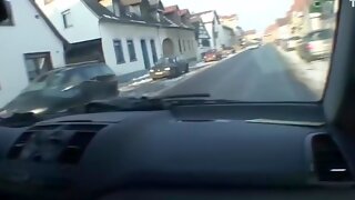 Thin Cock With Car