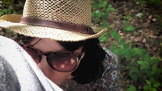 Quickie In Stockings, Quickie Creampie, Forest Creampie, Public