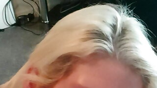 Ehefrau Blasen Und Schlucken, Mutti Bläst, Reife Blowjob Mit Schlucken