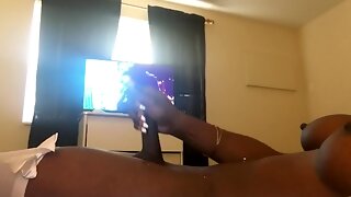 Black Tranny Wanking