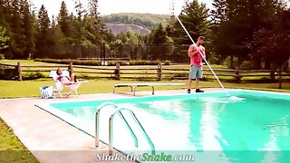 Swimsuit Blowjob