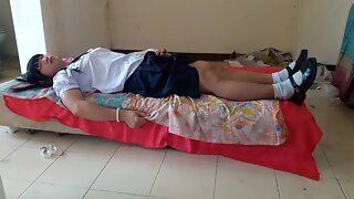 Asian Ladyboy Outdoors