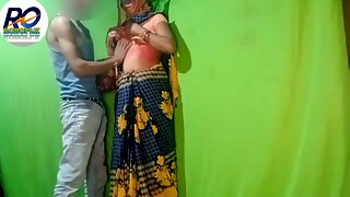 Special Desi village Indian new marriage first time Holi devar aur bhabhi saree removing finger and doggy style hindi au