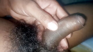 Oh my Good Big Black Cock Hand Job by washroom Indian Desi londa bathroom me hat sa Kam chala liya Shoktlonda 