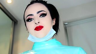Empress Poison Dentist, Fetish Dentist, Latex Solo, Webcam Solo