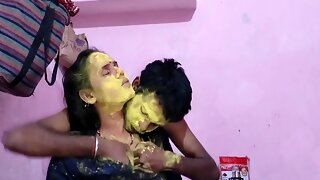 Holi Special Bhabhi Ko Rang Laga Ke Dever Ne Khub Choda